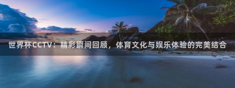 世界杯欧洲预选赛：世界杯CCTV：精彩瞬间回顾，体育文化与娱乐体验的完美结合